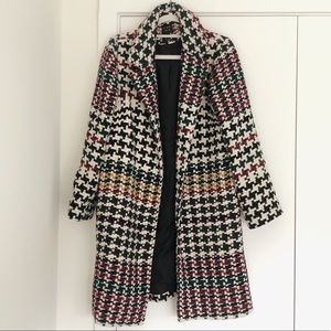 Checkered Pea Coat